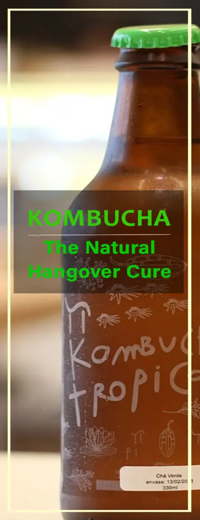 cure hangover with kombucha tea