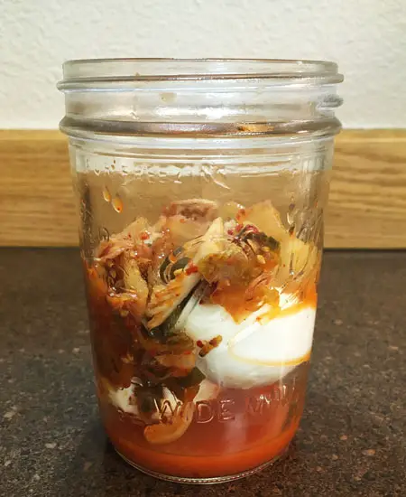 kimchi pickled eggs easy recipe