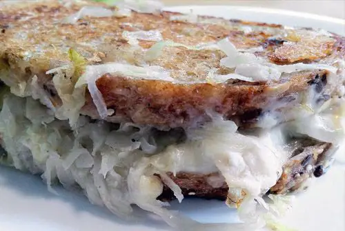 sauerkraut and grilled cheese sandwich