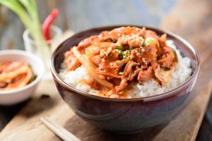 Delicious Kimchi Rice Bowl