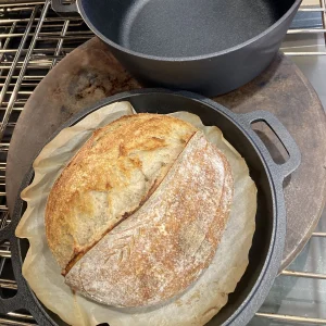 tools for making sourdough bread cast iron pan