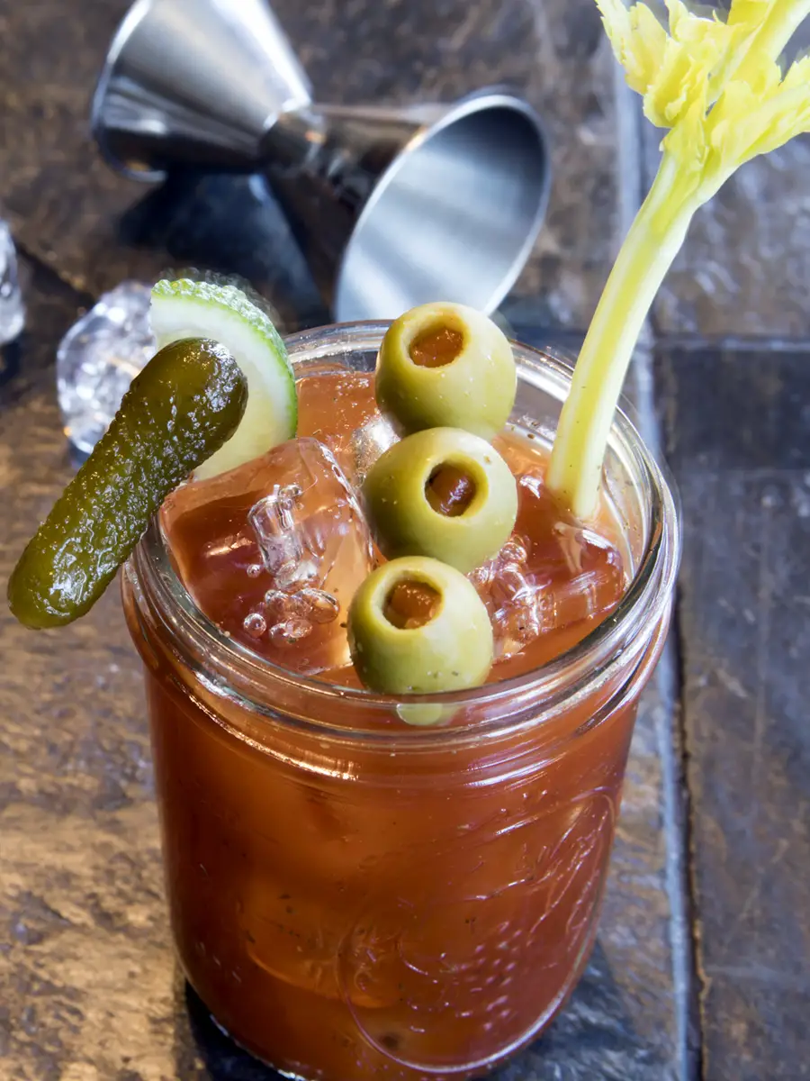 add too salty pickles to a bloody mary