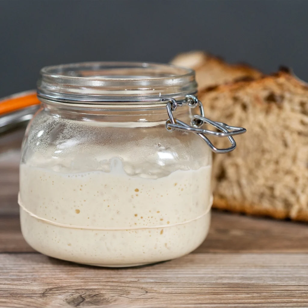 signs sourdough starter is ready to bake with